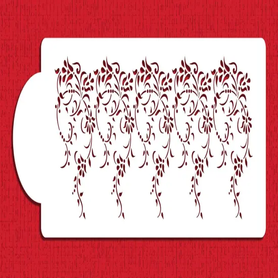 Large Vintage Lace Cake Stencil Side | C770 by Designer Stencils | Cake Decorating Tools | {3}