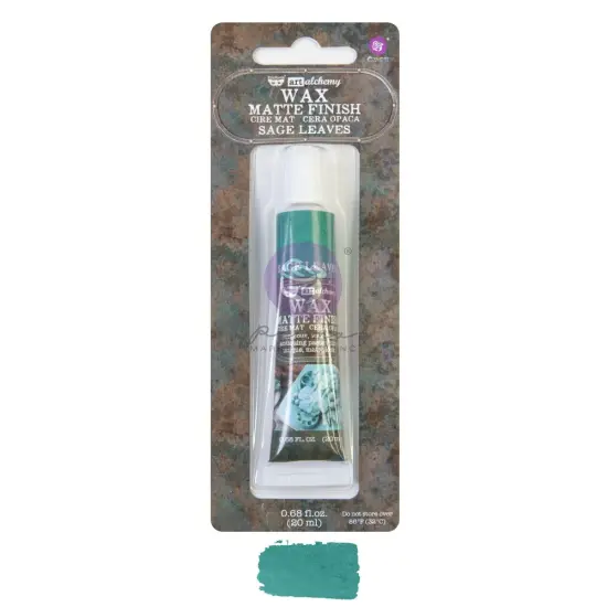 Prima Marketing Inc Art Alchemy - Matte Wax - Sage Leaves - 1 Tube, 20 Ml 655350968717 {1}