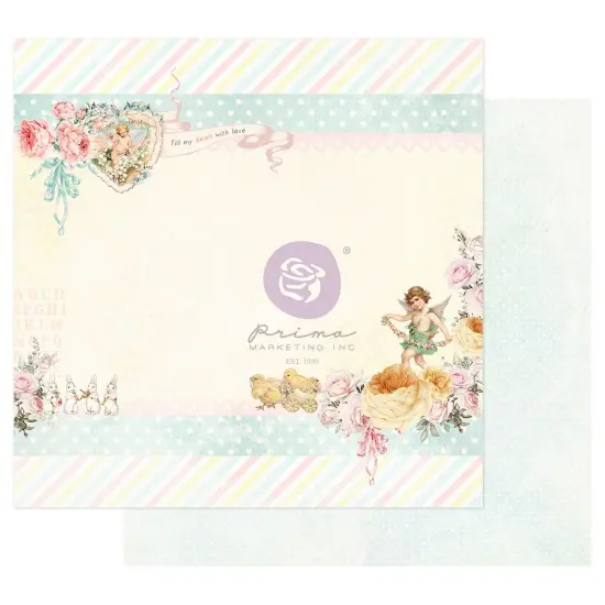 Prima Marketing Inc Magic Love Collection 12x12 Sheet - Fill My Heart With Love - 10 Sheet W/ Foil Details / Paper 655350996642 {1}