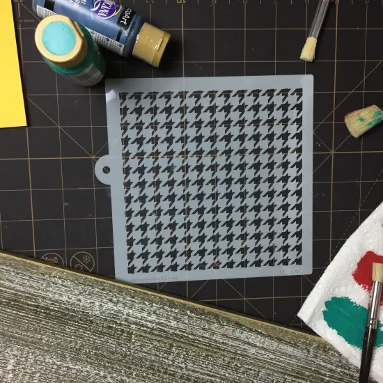 Houndstooth Miniprint Cake Stencil | C806 by Designer Stencils | Cake Decorating Tools | {4}