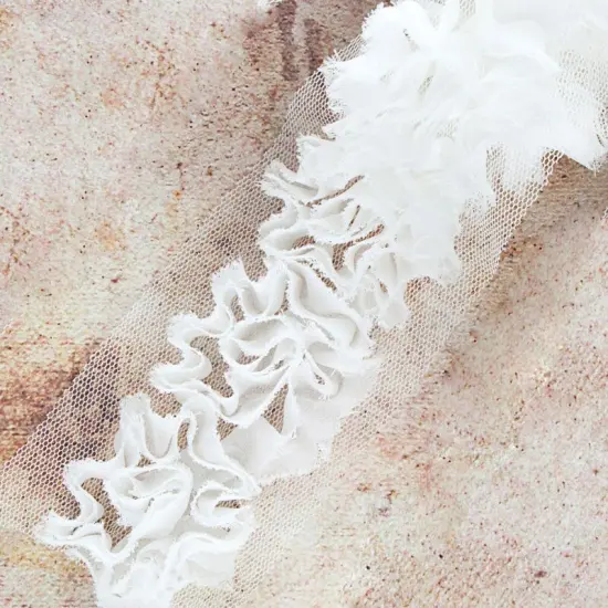 Prima Marketing Inc Memory Hardware Ruffle Trim 2"x1.8 Yards-Parisian 655350990473 {1}