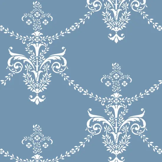 Petite Antique Wallpaper Wall Stencil | 3689 by Designer Stencils | Pattern Stencils | Reusable Stencils for Painting | Safe & Reusable Template for Wall Decor | Try This Stencil Instead of a Wallpaper | Easy to Use & Clean Art Stencil Pattern {1}