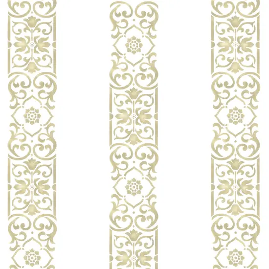Vertical Scroll Wall Stencil | 3386 by Designer Stencils | Pattern Stencils | {2}