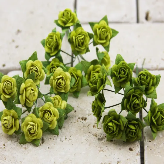 Prima Marketing Inc Mini Rose Mid Release Lime - 24 Pcs 655350535551 {1}