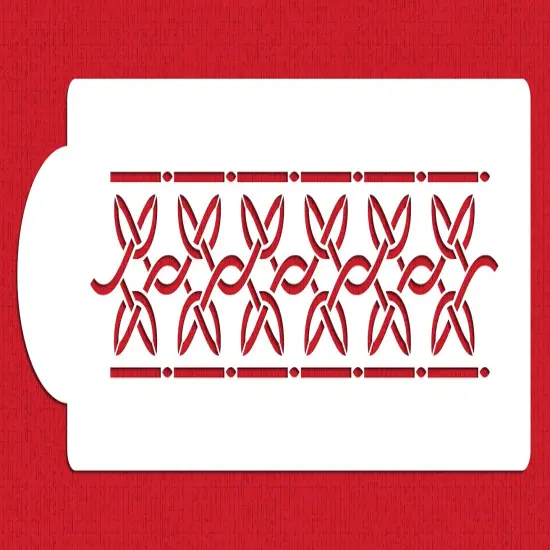 Celtic Twine Cake Stencil Side | C720 by Designer Stencils | Cake Decorating Tools | {1}