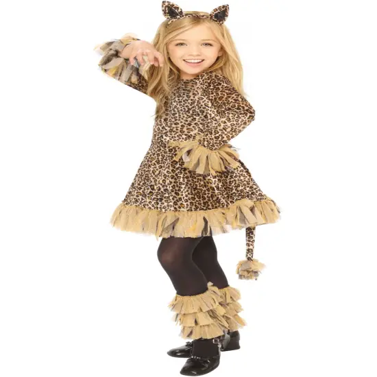 Jungle Animal Leopard Girl's Costume {1}