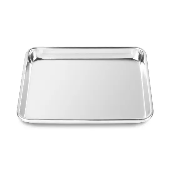 Last Confection 6 Cookie Baking Sheets - Rimmed Aluminum Jelly Roll Trays {3}