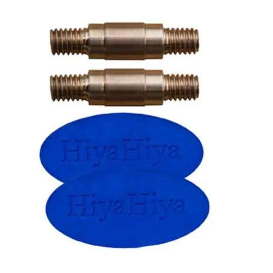 HiyaHiya Interchangeable Cable Connectors and Grips (Set of 2) for Large Needle Tip Sizes (US 9-15) HICABLECONLG {1}