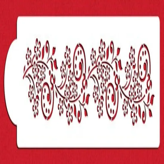 Blooming Phlox Cake Stencil | C851 by Designer Stencils | Cake Decorating Tools | {2}