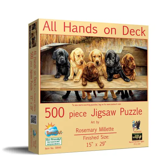 Sunsout All Hands on Deck 500 pc Jigsaw Puzzle 30945 {3}
