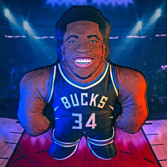 Bleacher Creatures Milwaukee Bucks Giannis Antetokounmpo 24" Bleacher Buddy {4}