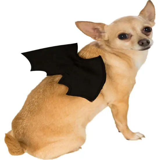 Classic Black Bat Wings Pet Dog Costume Accessory {1}