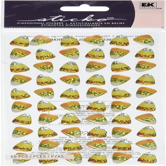 Sticko Candy Corn Treats Dimensional Stickers {1}