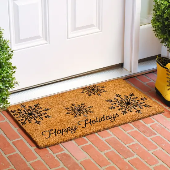 Snowflakes Doormat {4}