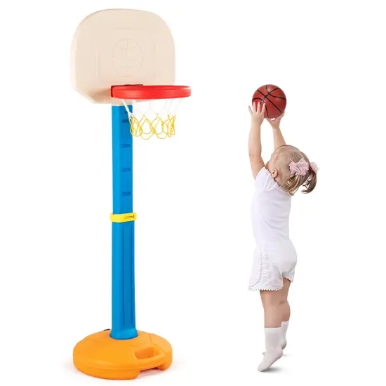 Multi-color Children Basketball Hoop Stand Ideal for Outdoor Use {6}