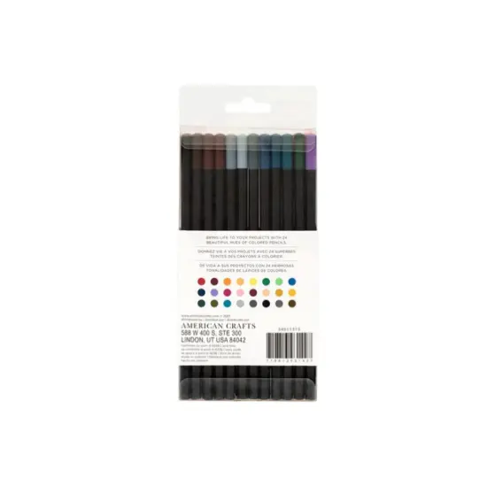 American Crafts - Art Supply Basics Collection Colored Pencil Set 24/Pk 34011315 {5}