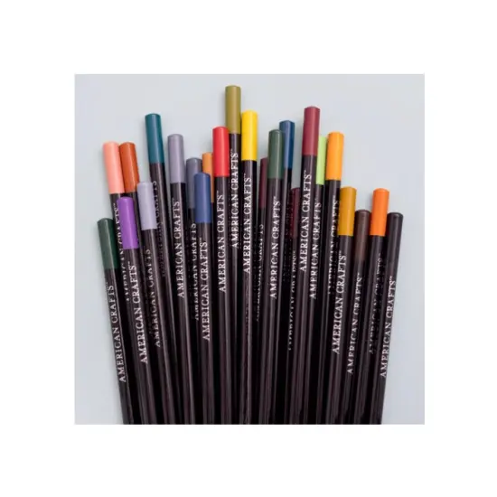 American Crafts - Art Supply Basics Collection Colored Pencil Set 24/Pk 34011315 {2}