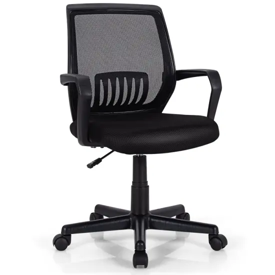 Modern Ergonomic Mid-back Mesh Computer Office Chair {1}