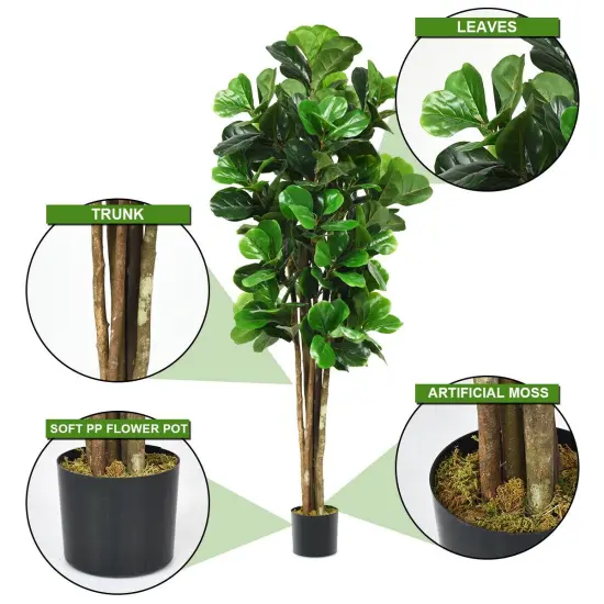 6-Feet Artificial Indoor-Outdoor Home Decorative Planter {6}