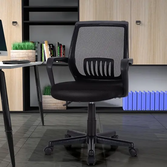 Modern Ergonomic Mid-back Mesh Computer Office Chair {3}