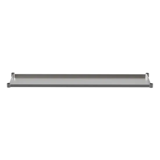 Emma and Oliver Under Shelf for Kitchen Prep and Work Tables - Adjustable Galvanized Lower Shelf for Stainless Steel Tables {8}