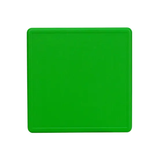 Emma and Oliver 24" Square Plastic Height Adjustable Activity Table Green {2}