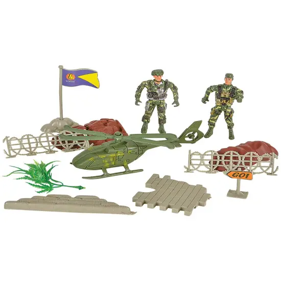Miniature Toy Military Swat Soldier Play Set Mix Costume Accessory {1}