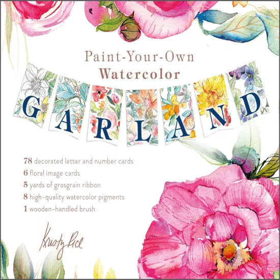 Paint-Your-Own Watercolor Garland {1}