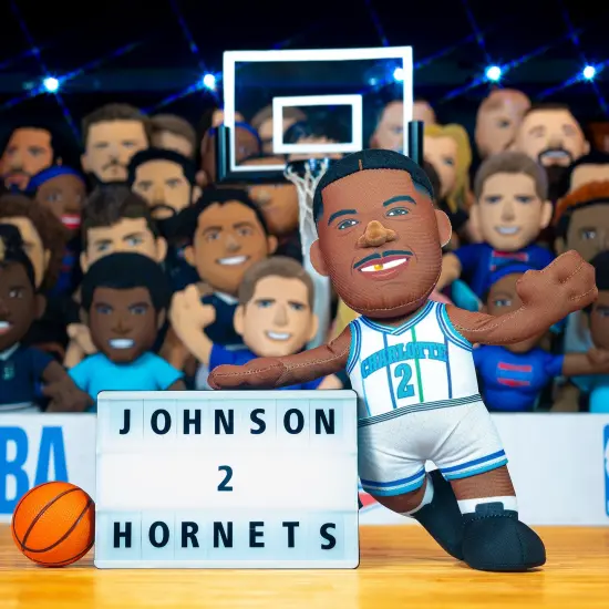 Bleacher Creatures Charlotte Hornets Larry Johnson 10" Plush Figure {2}