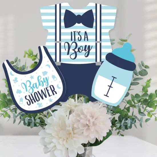 Big Dot of Happiness It's a Boy - Blue Baby Shower Centerpiece Sticks - Table Toppers - Set of 15 {1}