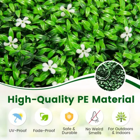 2 PCS Holly Artificial Topiary Balls 19.5 Inch Faux Boxwood Balls {4}