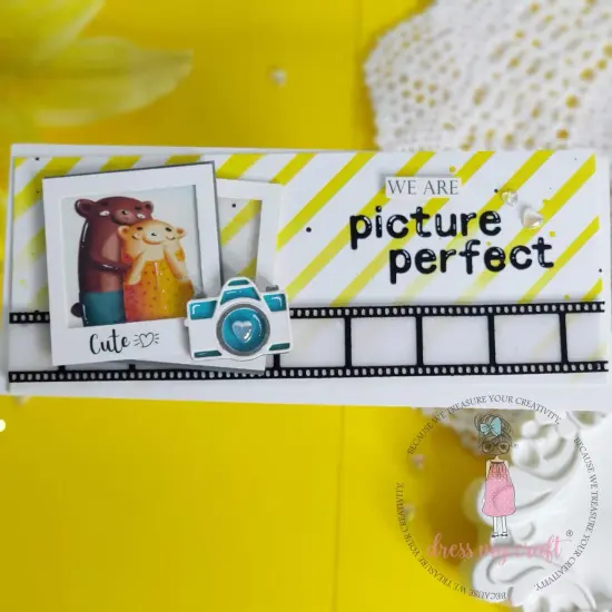 Dress My Craft Water Droplet Embellishments 8g-Rainbow Heart - Assorted Sizes {6}