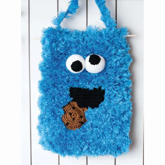 Lion BrandCookie Monster Wall Hanging Crochet Kit Multi {1}
