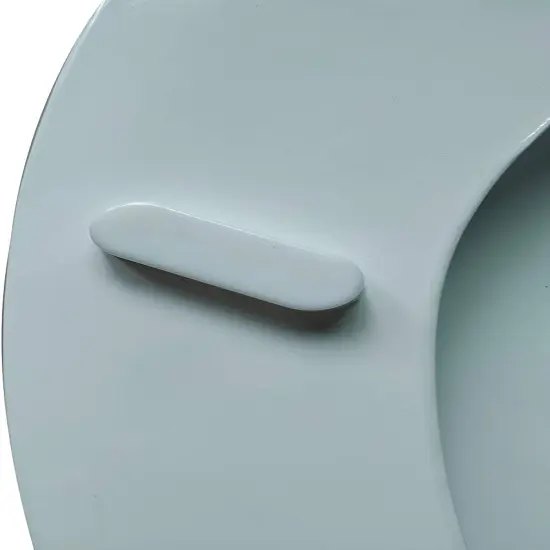 J&V Textiles Elongated Toilet Seat With Easy Clean & Change Hinge Wooden {6}