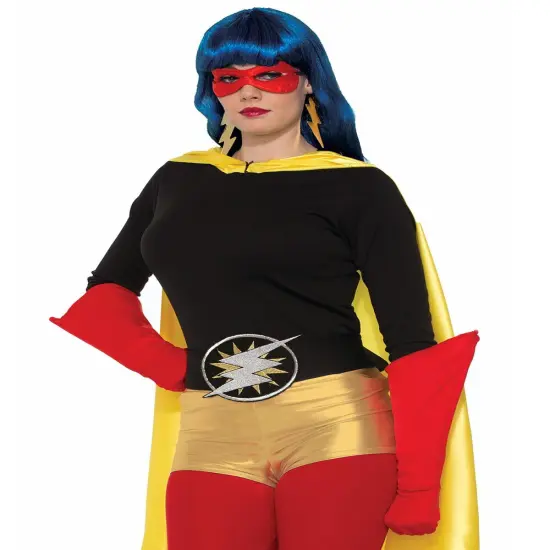 Adults Be Your Own Superhero Super Hero Black Shirt Costume Accessory {1}