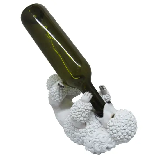 Poodle Wine Bottle Holder Statue {3}
