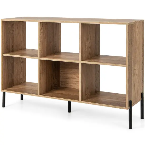 Open-Back Bookshelf with Drawer for Study {1}
