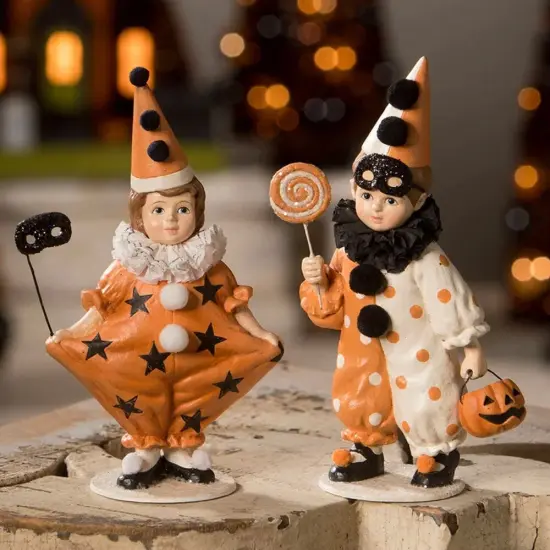 Halloween Masquerade Clown Girl 6" {3}