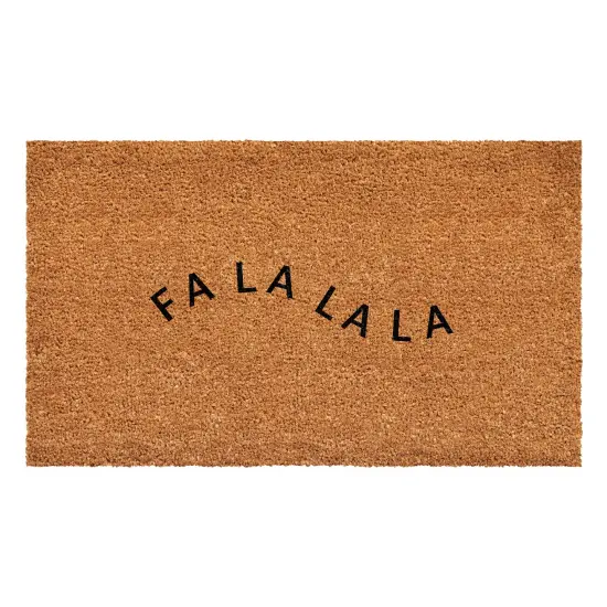 Whimsy Fa La La Doormat {1}