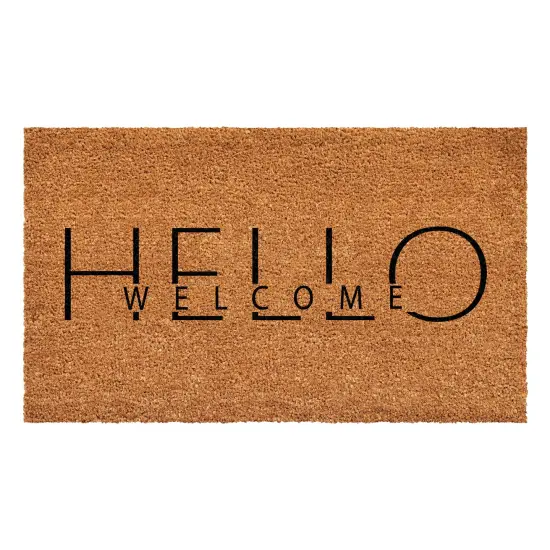 Welcome Greetings Doormat {3}