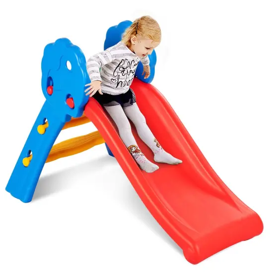 Costway Children Kids Junior Folding Climber Play Slide Indoor Outdoor Toy Easy Store {1}