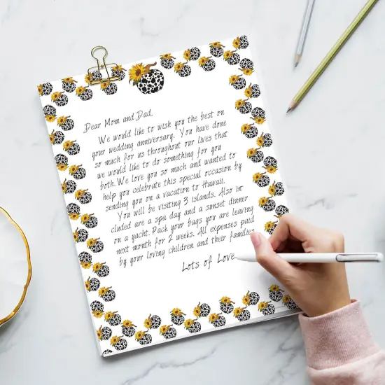 Great Papers! Holy Cow! Letterhead, for Invitations, Announcements and Personal Messages, Printer Friendly 8.5" x 11", 50 Pack (2023032) {4}