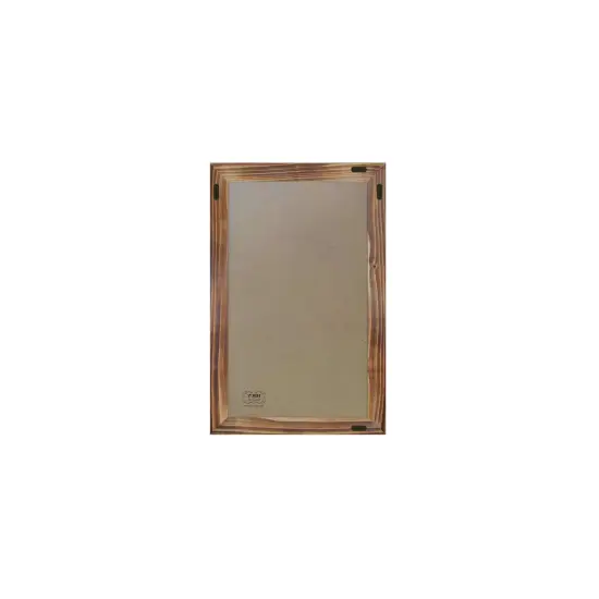 Merrick Lane Magda Set of 10 Wall Mount Magnetic Chalkboards Torched Brown {4}