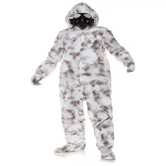 Men's Containment Unit White Hazmat Suit Costume {1}