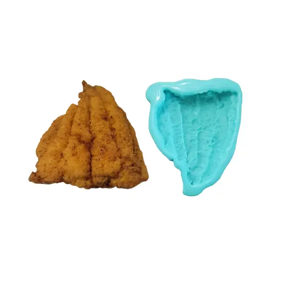Fried Catfish Mold|Seafood Shape Silicone Mold| Soap| Candle | Mold for Wax| Mold for Resin| Not Food Grade {1}