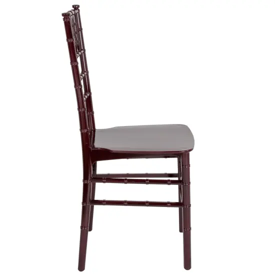 Emma and Oliver Resin Stacking Dining Chiavari Chair Champagne {9}