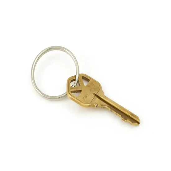 JewelrySupply Key Rings 32mm Split Ring Silver Color (Package of 10) {2}