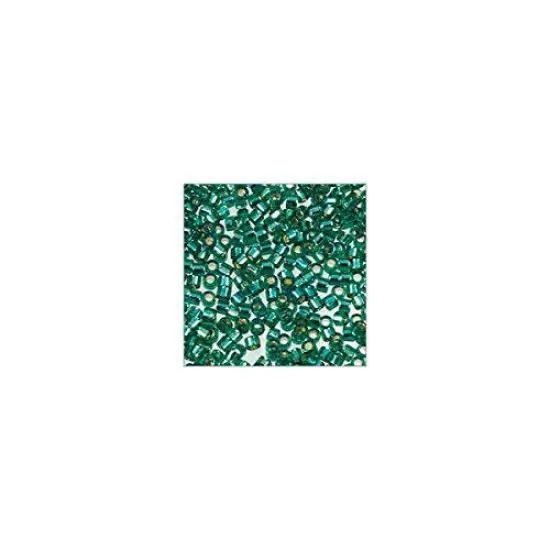 Miyuki Delica Seed Bead 11/0 Silver Lined Teal {3}