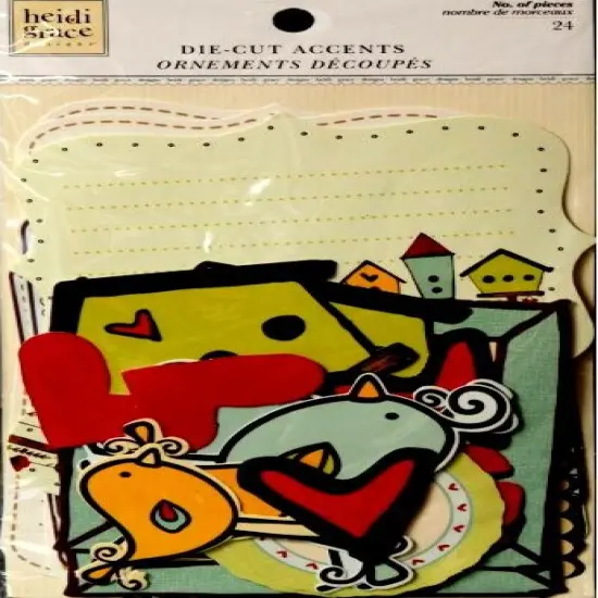 Heidi Grace Tweet Memories Die-Cut Accents Embellishments {1}