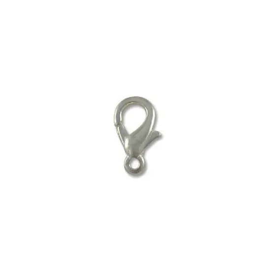 Lobster Clasp 12x6mm Silver Plated (1-Pc) {1}